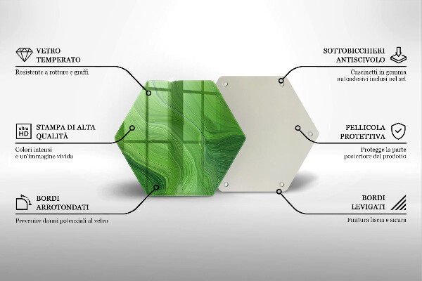 Protection plaque induction Texture abstraite