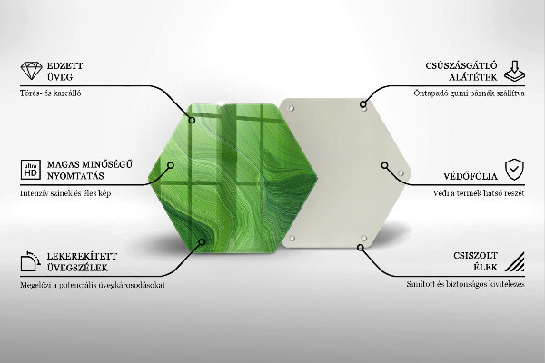 Protection plaque induction Texture abstraite