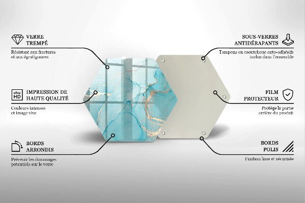 Protection plaque induction Abstraction de pierre