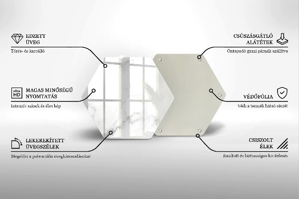 Protection plaque induction Marbre moderne