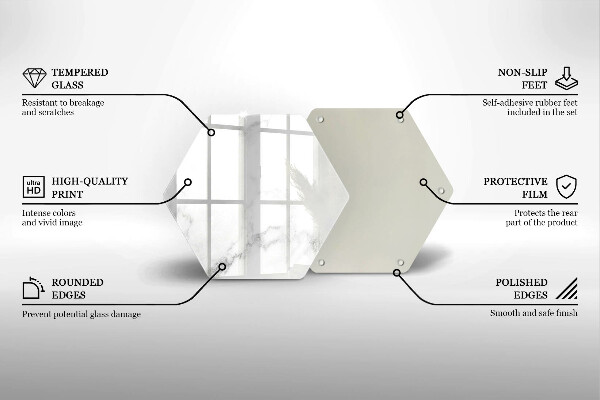 Protection plaque induction Marbre moderne