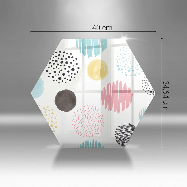 Protection plaque induction Formes peintes