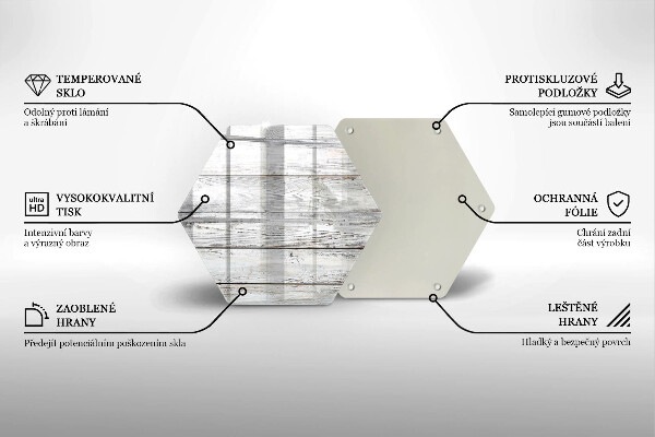 Protection plaque induction Planches de bois brillantes