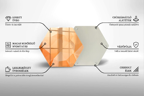 Protection plaque induction Fond géométrique