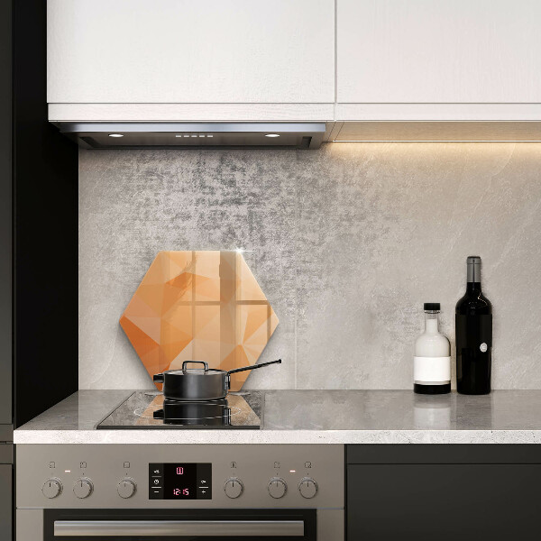 Protection plaque induction Fond géométrique