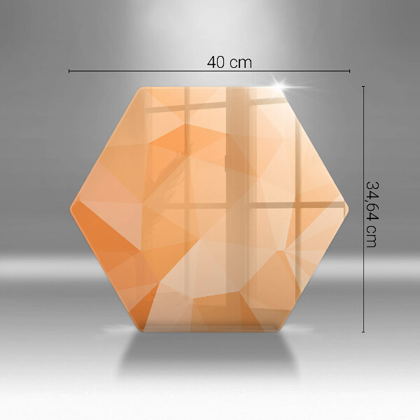 Protection plaque induction Fond géométrique