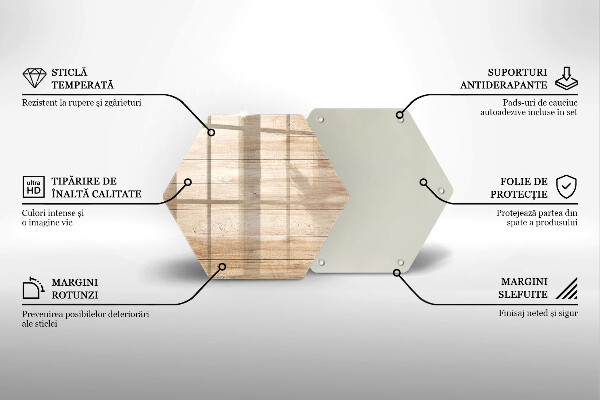 Cache plaque de cuisson Planches de bois