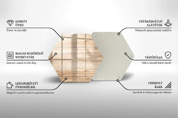Cache plaque de cuisson Planches de bois
