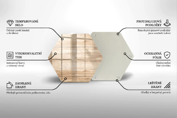 Cache plaque de cuisson Planches de bois