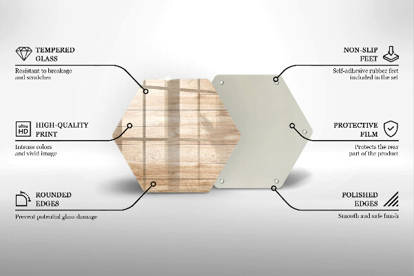 Cache plaque de cuisson Planches de bois