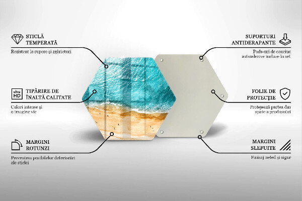 Cache plaque de cuisson Bord de plage et mer