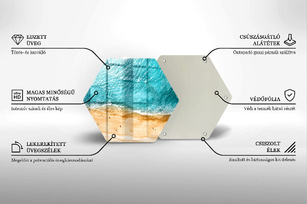 Cache plaque de cuisson Bord de plage et mer