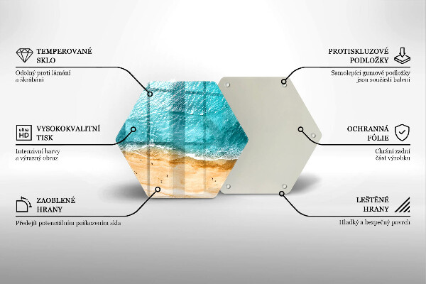 Cache plaque de cuisson Bord de plage et mer
