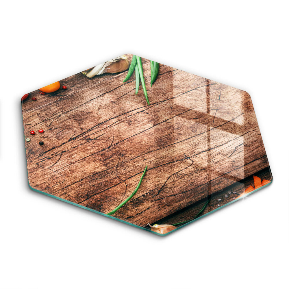 Cache plaque de cuisson Planche de cuisine en bois