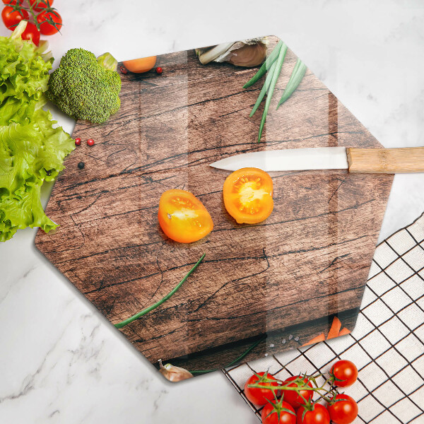 Cache plaque de cuisson Planche de cuisine en bois