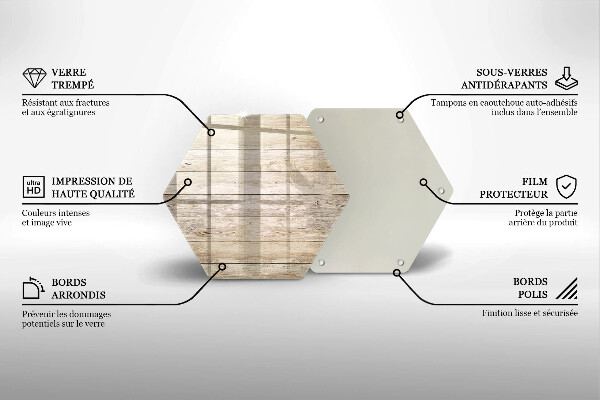 Cache plaque de cuisson Planches de bois