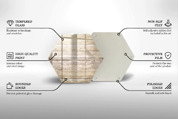 Cache plaque de cuisson Planches de bois