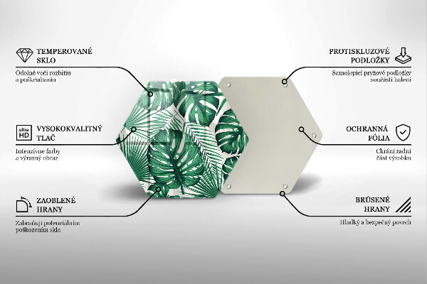 Cache plaque de cuisson Feuilles de monstre