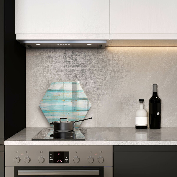 Cache plaque de cuisson Planches de bois vintage