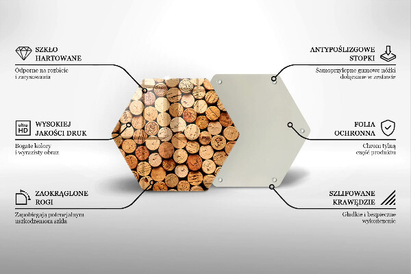 Cache plaque de cuisson Modèle de bouchons de vin