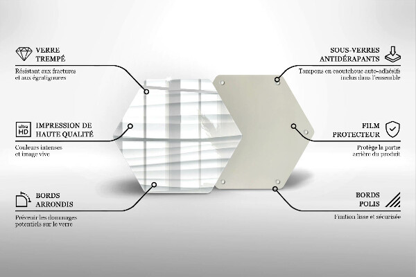 Cache plaque de cuisson Structure moderne