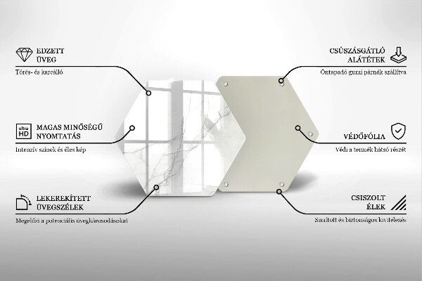 Cache plaque de cuisson Fond de pierre de marbre