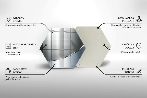 Cache plaque de cuisson Modèle d'abstraction en métal