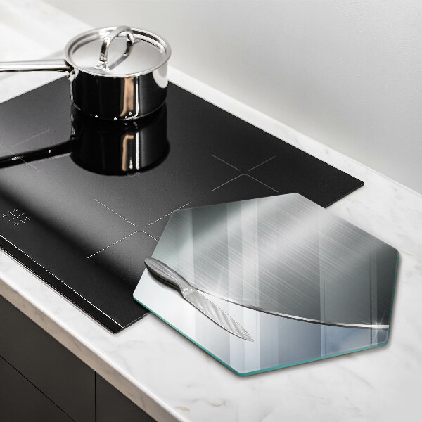 Cache plaque de cuisson Modèle d'abstraction en métal