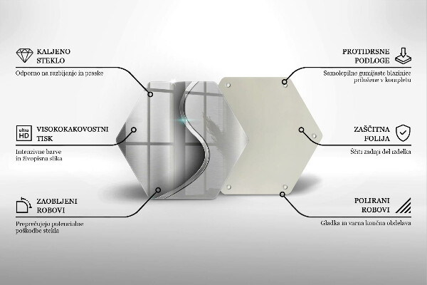 Cache plaque de cuisson Métal argenté abstrait