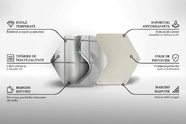 Cache plaque de cuisson Métal argenté abstrait