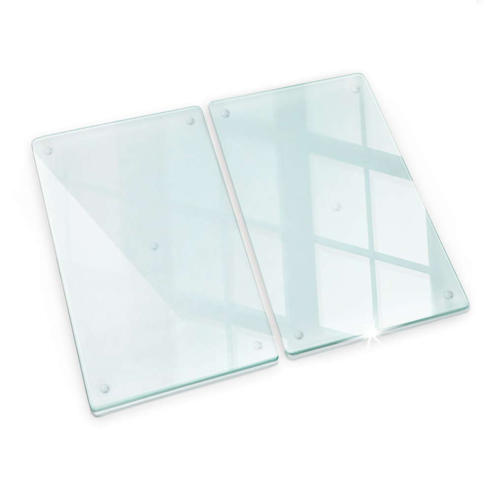 Cache plaque de cuisson transparent 2x30x52 cm