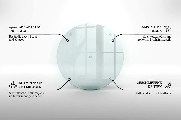 Protection plaque induction transparente 30 cm