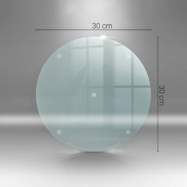 Plaque de protection transparente pour table à induction 30 cm