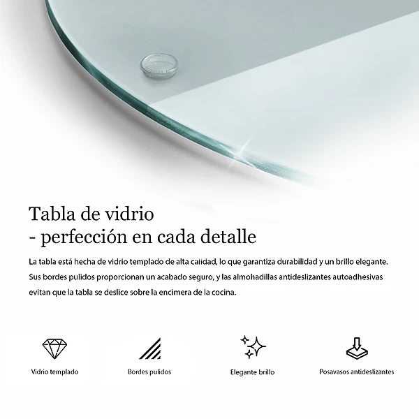 Plaque de protection transparente pour table à induction de 40 cm