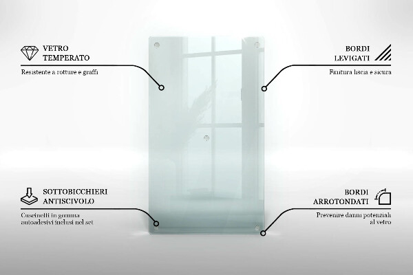 Protège plaque de cuisson transparent 52x30 cm