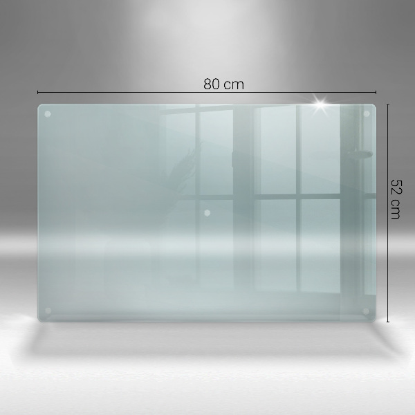 Protège plaque de cuisson transparent 80x52 cm