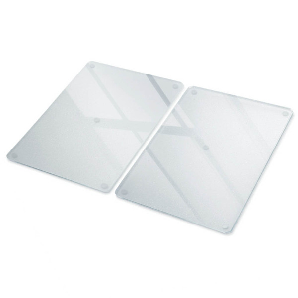 Planche à découper en verre, lot de 2, format 40 x 52 cm