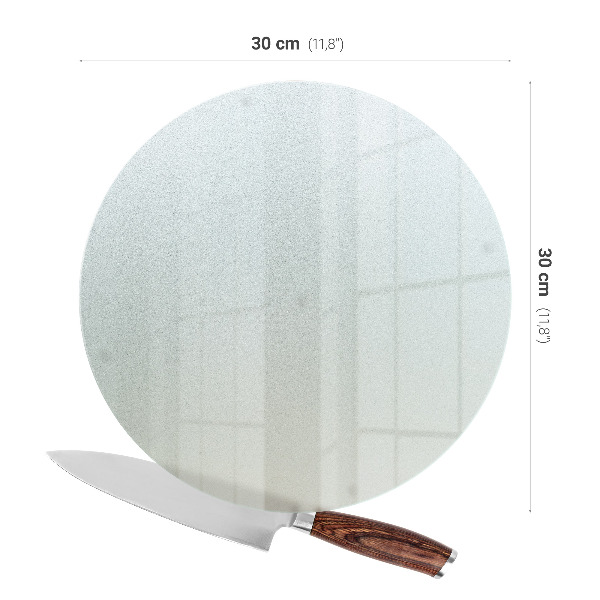 Planche à découper en verre de 30 cm