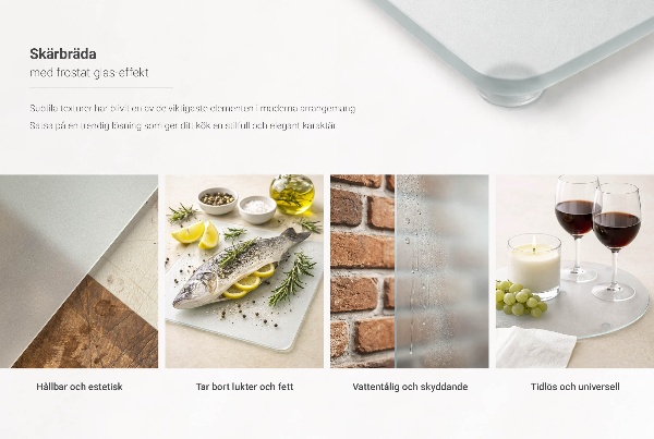 Planche à découper en verre fi40 cm