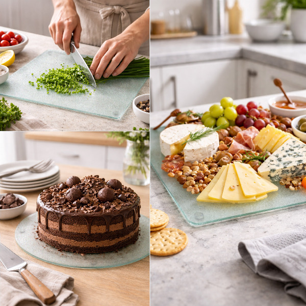 Planche à découper verre 52x40 cm