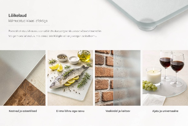 Planche à découper verre 60x52 cm