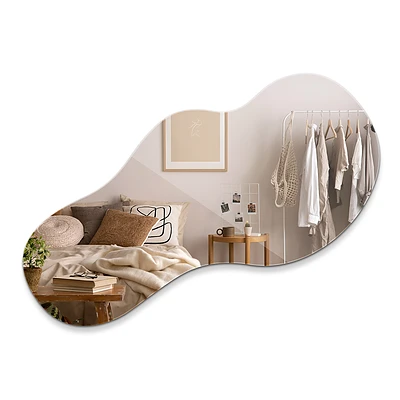 Miroir forme originale mural 50x100