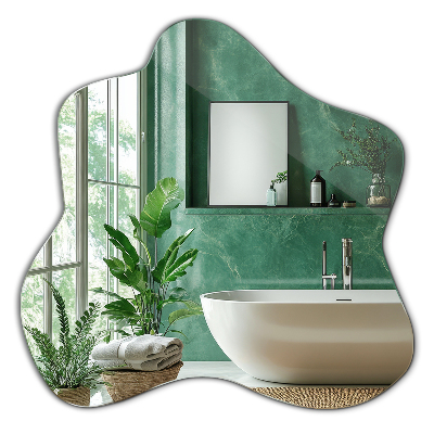 Miroir tache asymétrique 48x48 cm