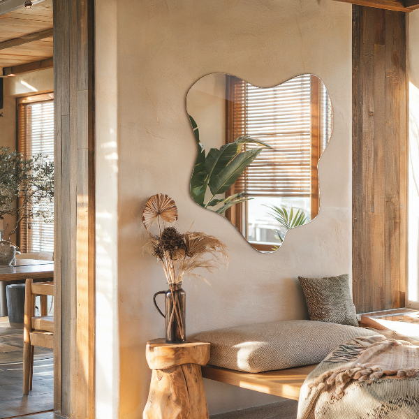 Miroir tache asymétrique 77x77 cm