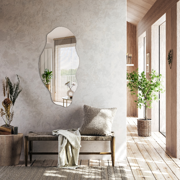 Miroir forme organique tache 45x90
