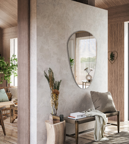 Miroir goutte d'eau sans cadre 35x70 cm