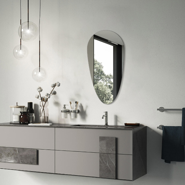 Miroir goutte sans bord 40x80 cm