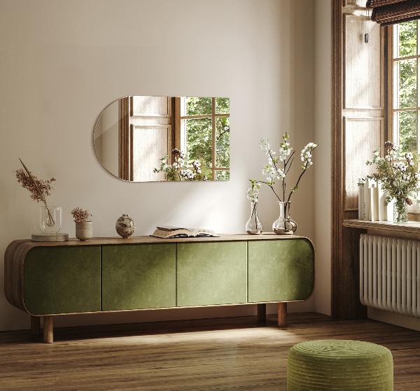 Miroir irregulier individuel 45x80 cm