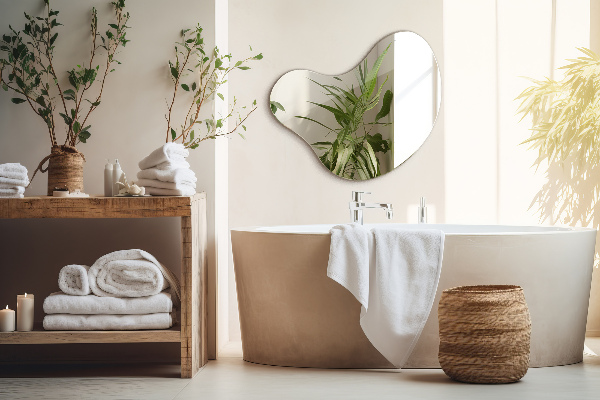 Miroir forme originale sans encadrement 68x67 cm