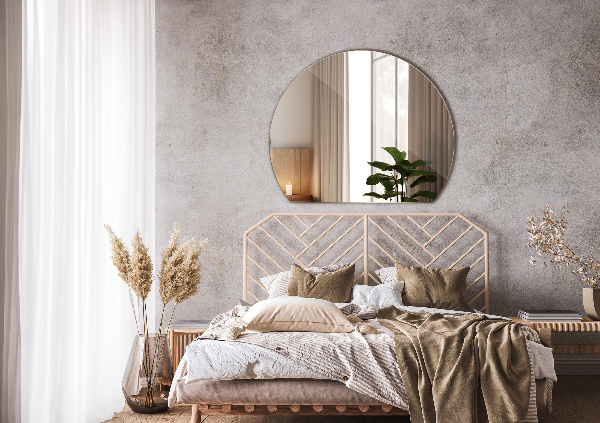 Demi lune miroir 74x90 cm